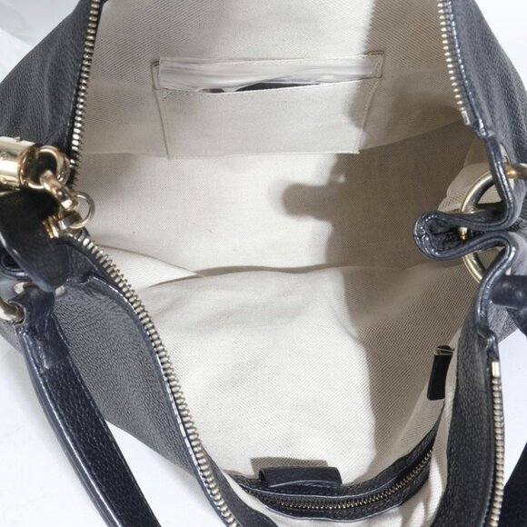 Gucci Interlocking G Soho Shoulder Bag Black - Picture 8 of 8